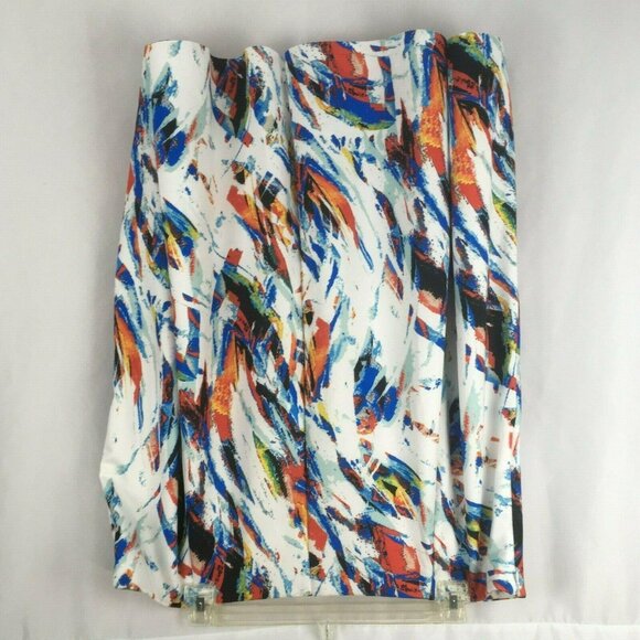 NEW Chelsea & Theodore Watercolor Brushstroke 8 Panel Skirt Plus Size 3X - Picture 8 of 8